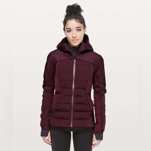 Lululemon Down For It All Jacket — Dark Adobe Size 2 NWOT